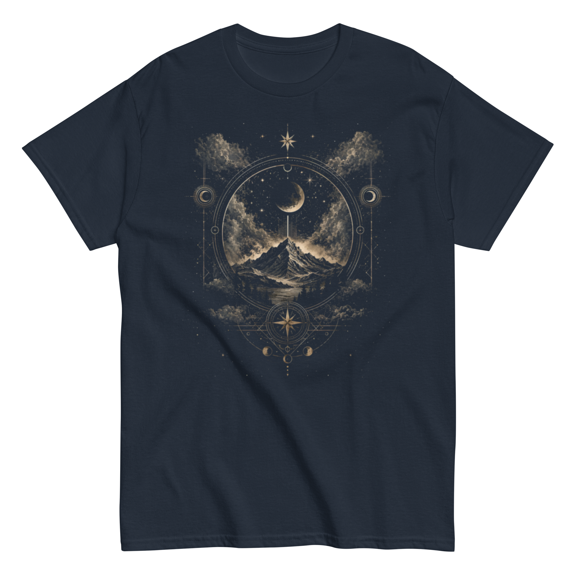 unisex-classic-tee-navy-front-6a4bcb9a90417.png Nightpeak Sanctum - Image 1