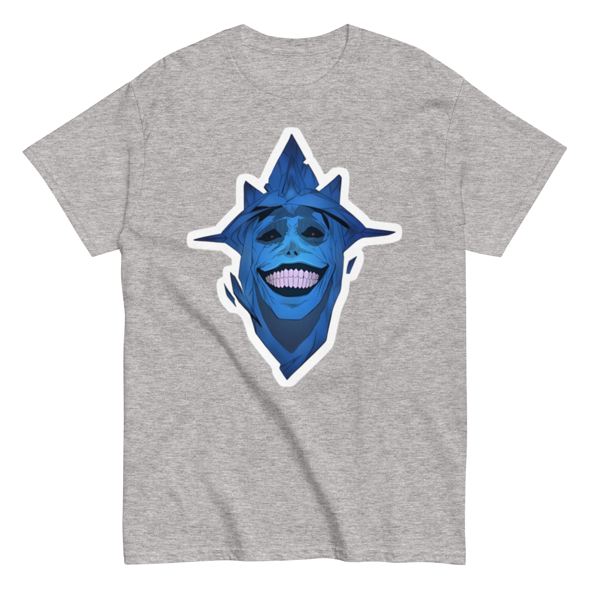 unisex-classic-tee-sport-grey-front-6a7100c62fc55.png Frostbite Grin - Image 1