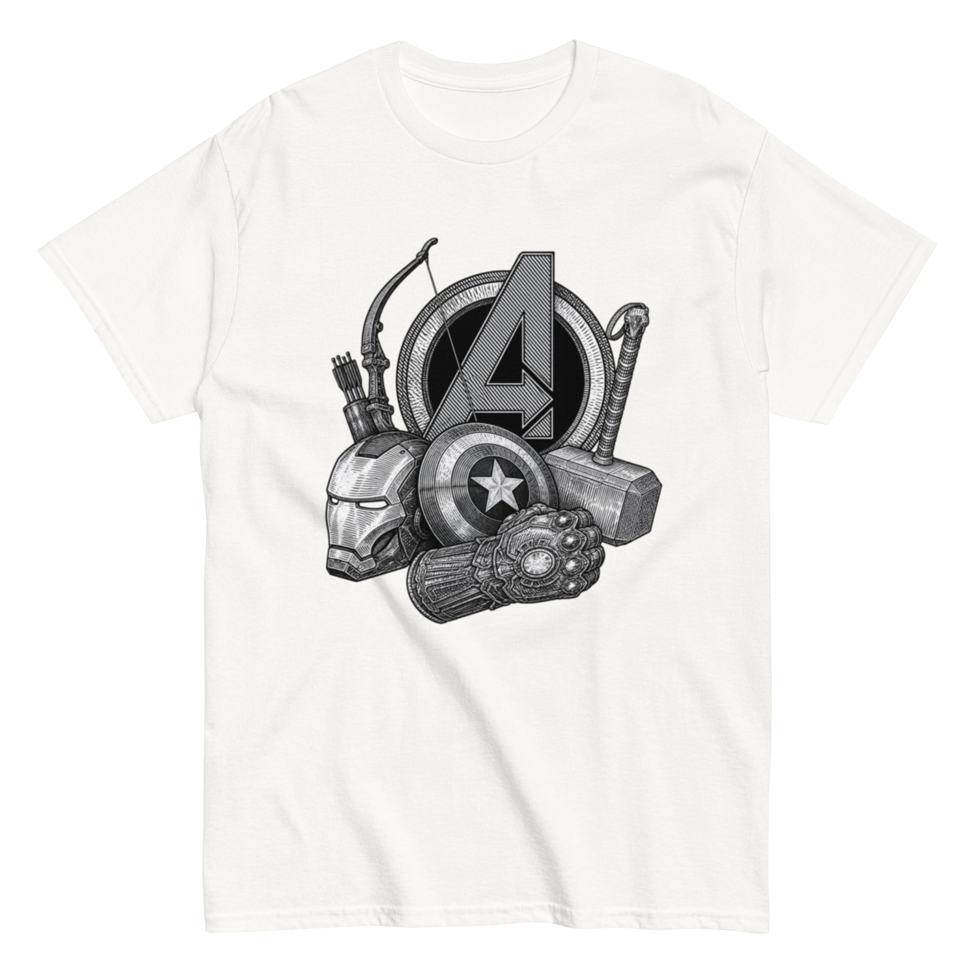 unisex-classic-tee-white-front-6a71306c38b2d.png Assemble Blueprint - Image 1