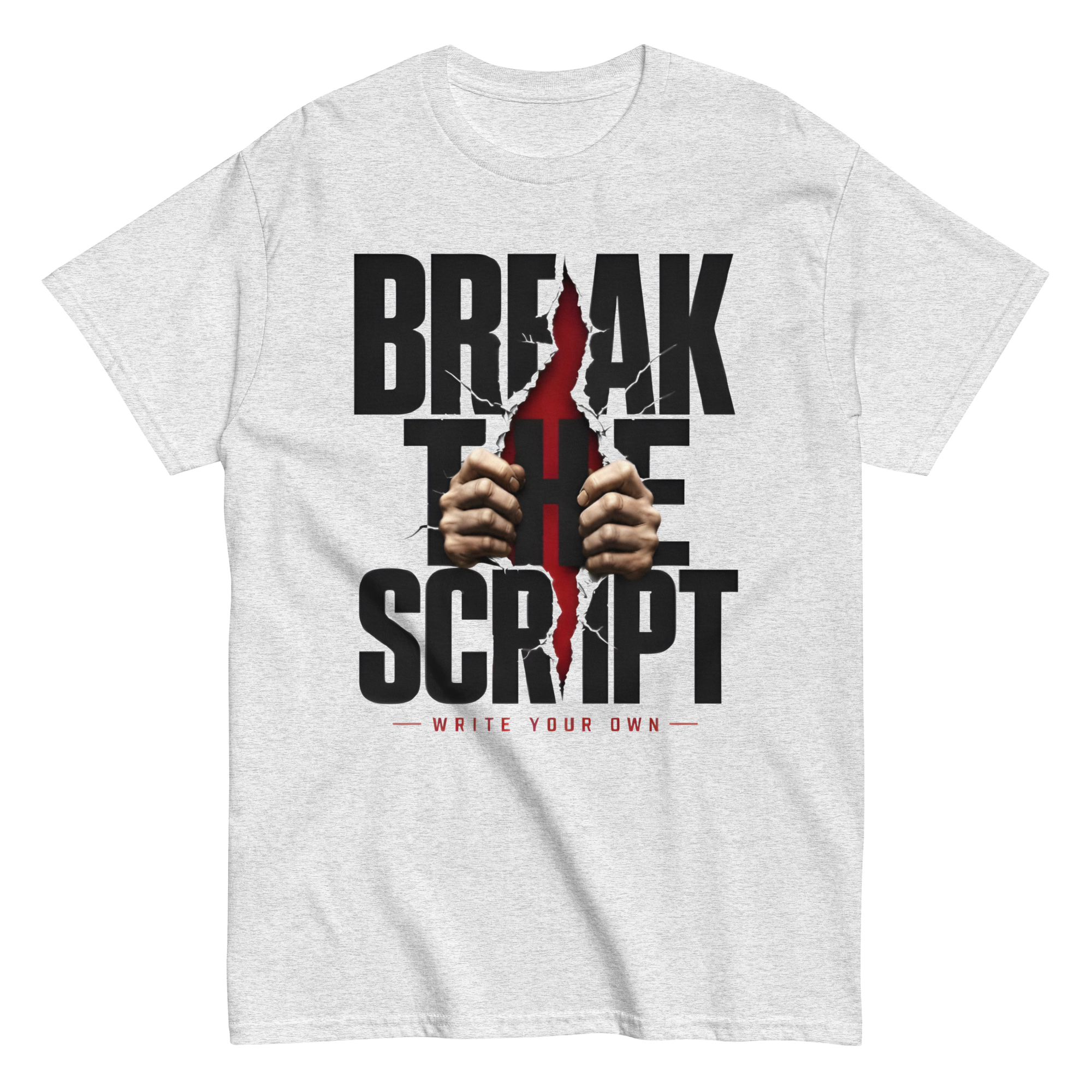 unisex-classic-tee-ash-front-6a754e857078b.png Unscripted Power - Image 1