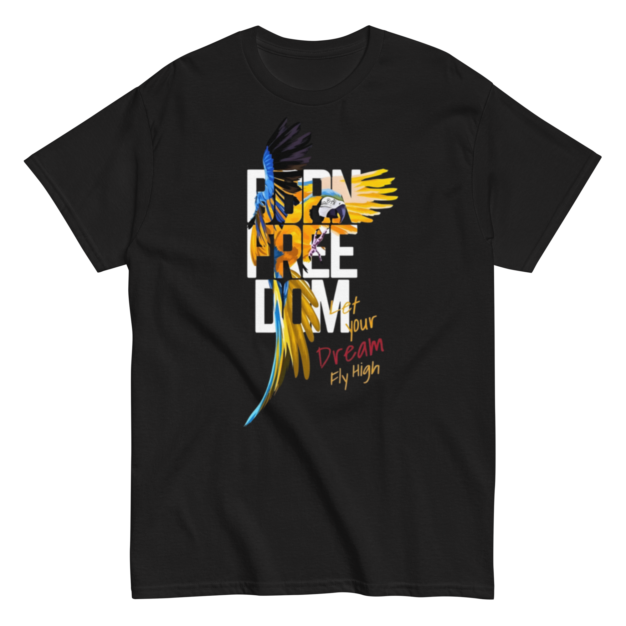 unisex-classic-tee-black-front-6a755878cf618.png Boundless Flight - Image 1